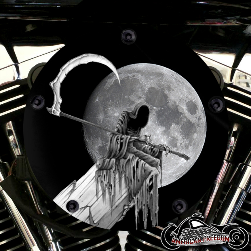 Harley Davidson High Flow Air Cleaner Cover - Reaper Moon